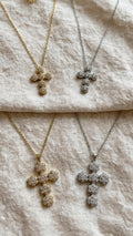 COLLANA CROSS FLOWERS