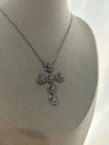 Collana croce flowers