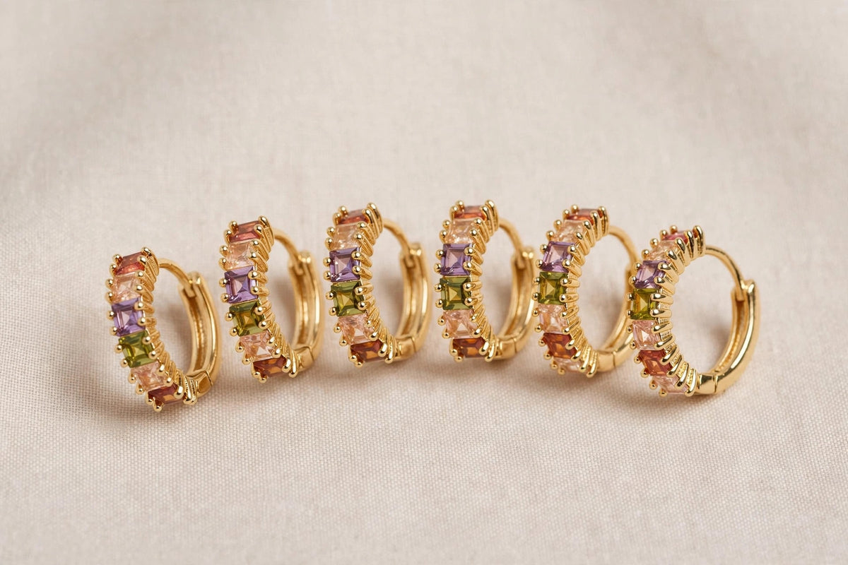 SET CRYSTAL MULTICOLOR