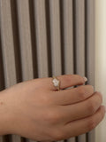 ANELLO MINI CUORE PAVE’