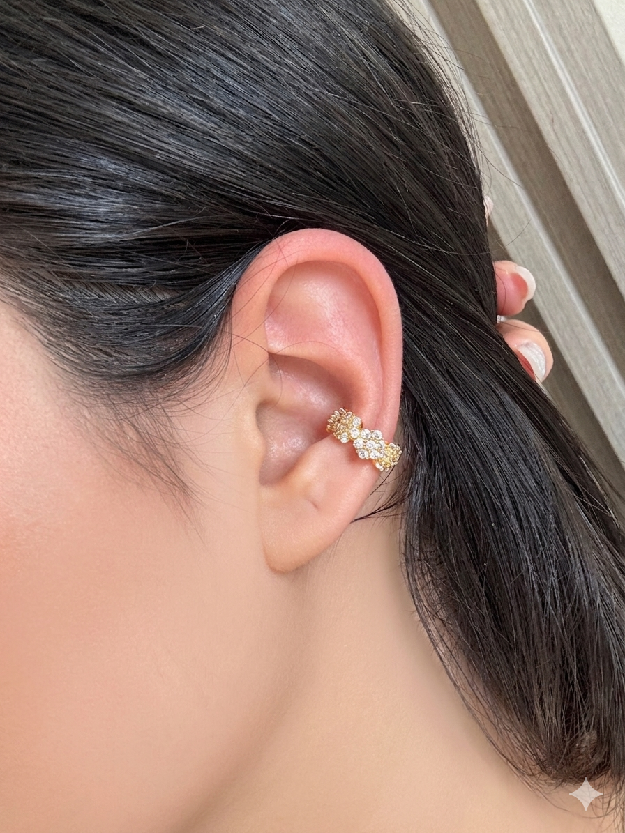 Earcuff flowers mini