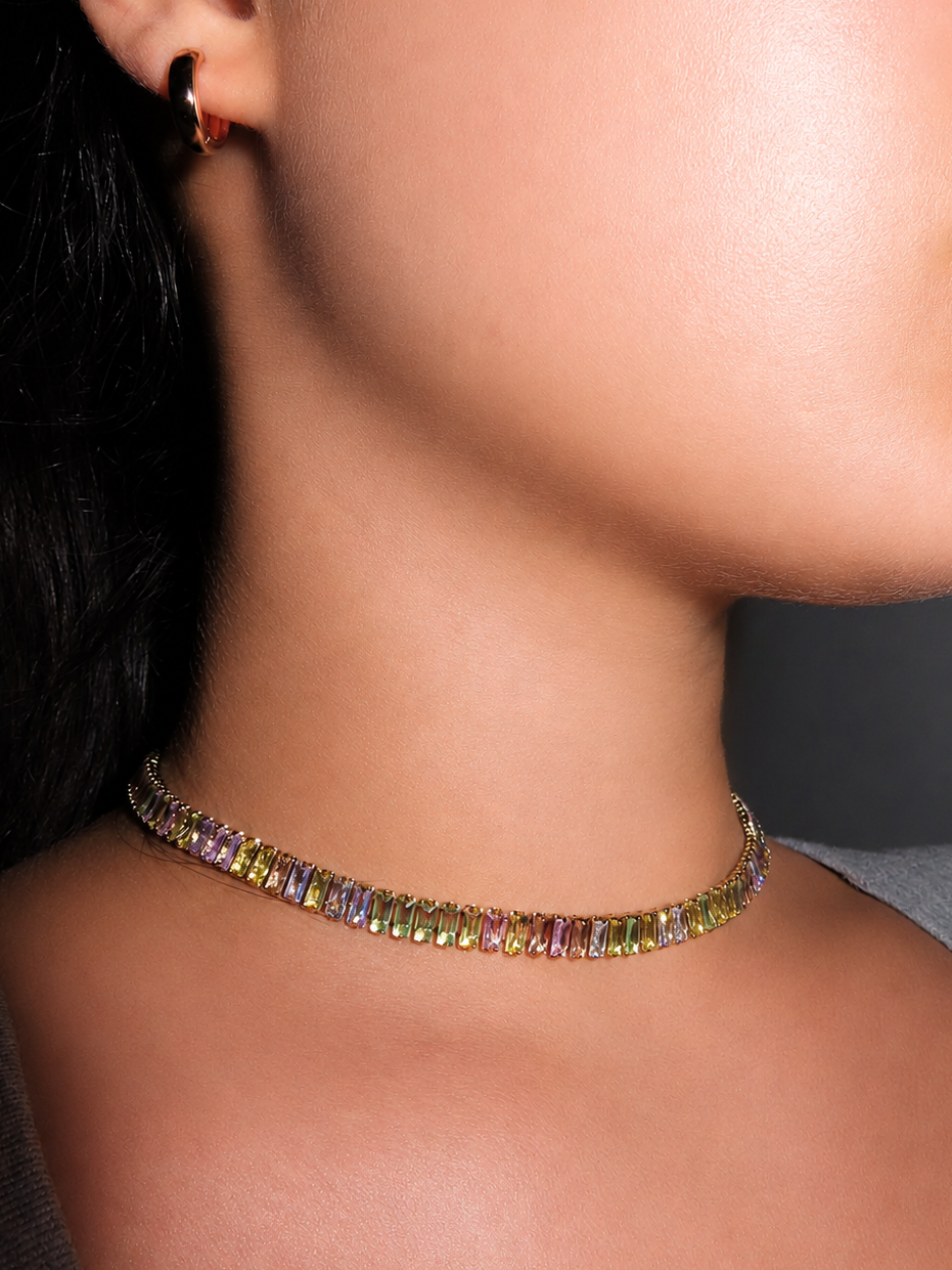 COLLIER CRYSTAL PASTEL