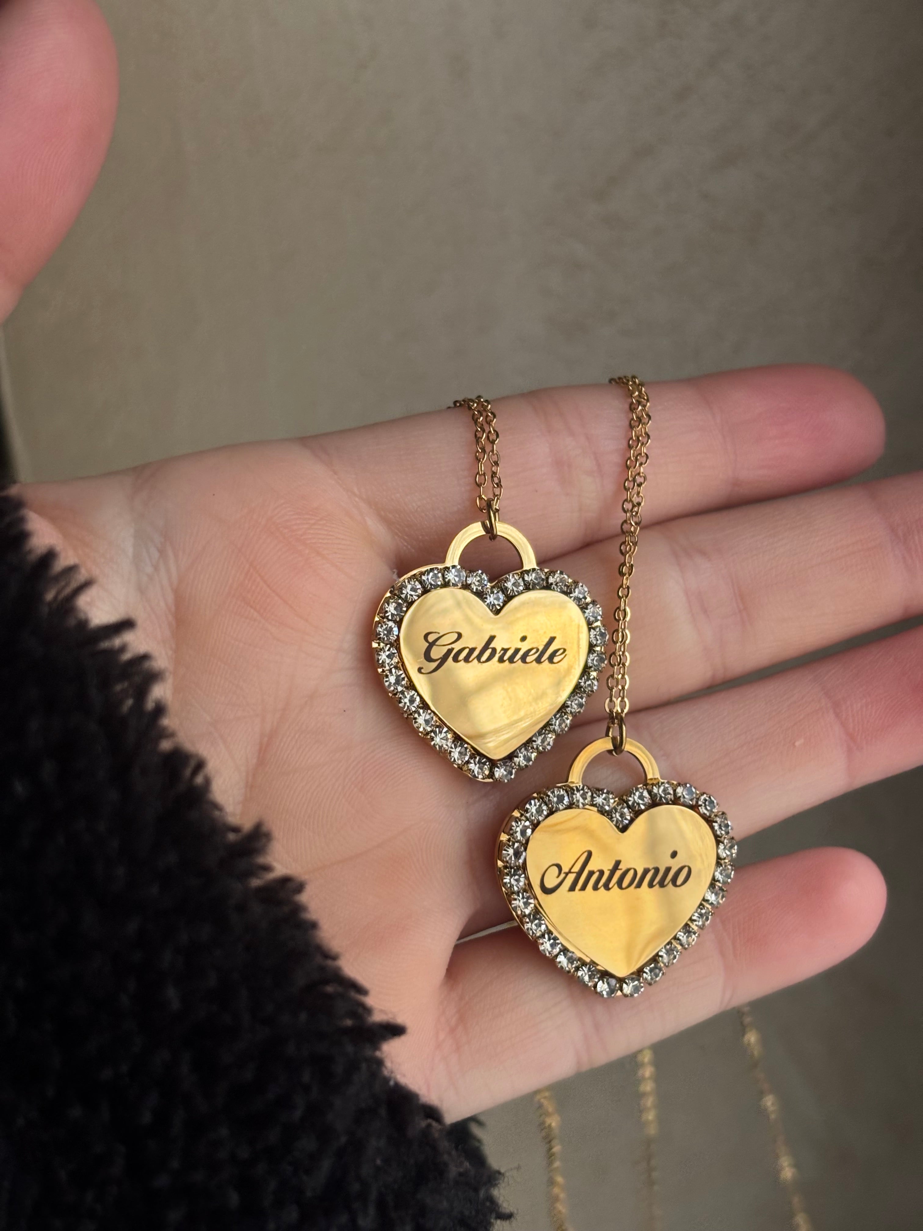 Collana heart personalia
