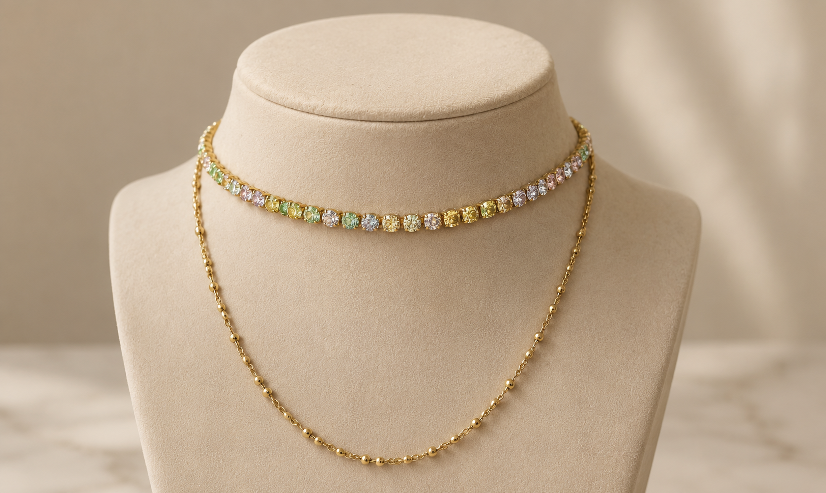 COLLANA TENNIS REGOLABILE