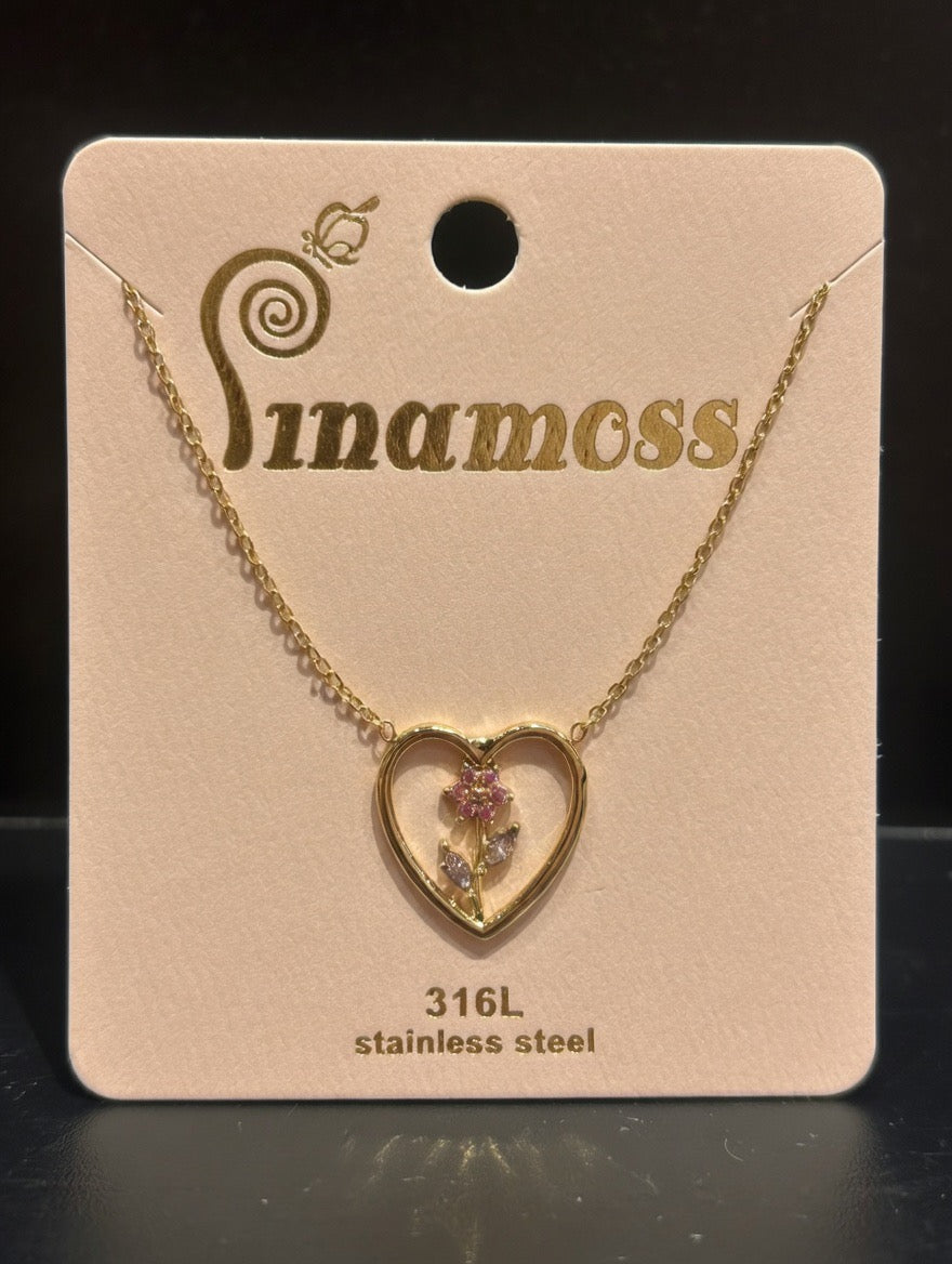 COLLANA HEART FLOWER
