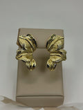 Orecchini gold plume